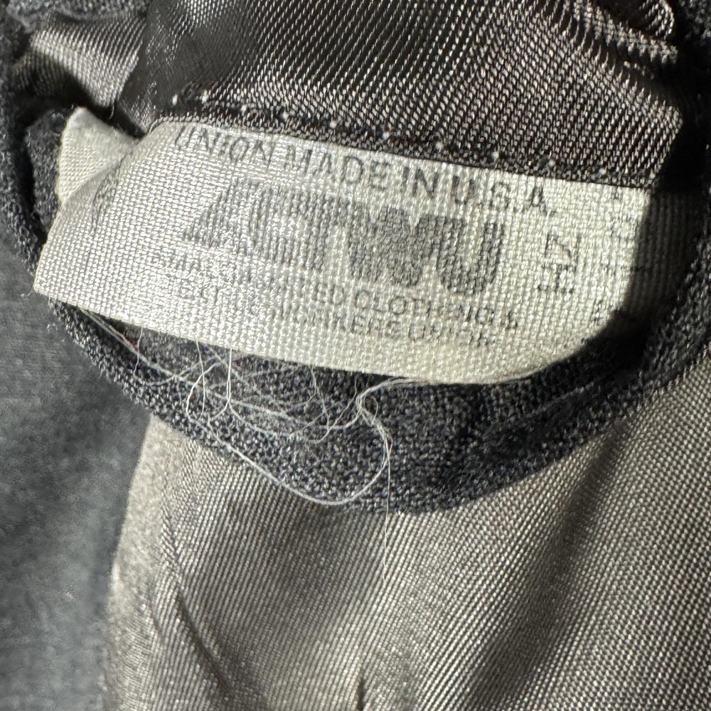 Polo Ralph Lauren Blazer Mens 44 Gray Wool Sport Coat Jacket Made USA Classic - Picture 6 of 12